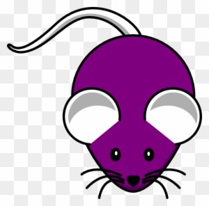 Purple Mouse Clip Art At Clker - Maus Clipart - Transparent PNG Free Download