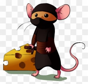 Mouse Clipart Ninja - Ninja Rat - Transparent PNG Free Download