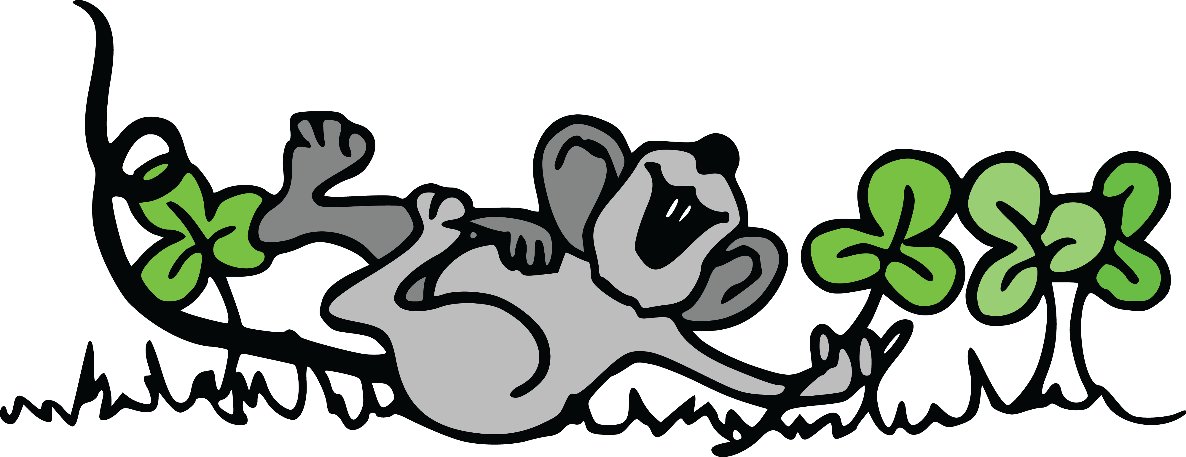 Free Clipart Of A St Patricks Day Mouse Playing In - Free Clipart March - Transparent PNG Free Download