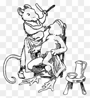 Mouse Shaves Frog Svg Vector File, Vector Clip Art - Imagem De Sapo Com Cara De Rato - Transparent PNG Free Download