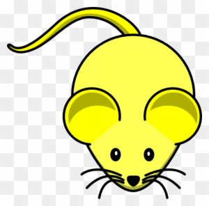 Yellow Mouse Clip Art - Maus Clipart - Transparent PNG Free Download