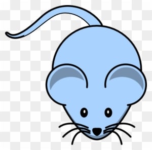 Light Blue Mouse Clip Art At Clker - Maus Clipart - Transparent PNG Free Download