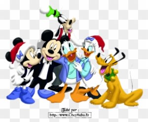 Christmas Mickey Mouse And Minnie Mouse With The Disney - Christmas - Transparent PNG Free Download