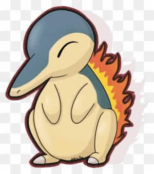 Cyndaquil The Fire Mouse By Haunted-attic - Art - Transparent PNG Free Download