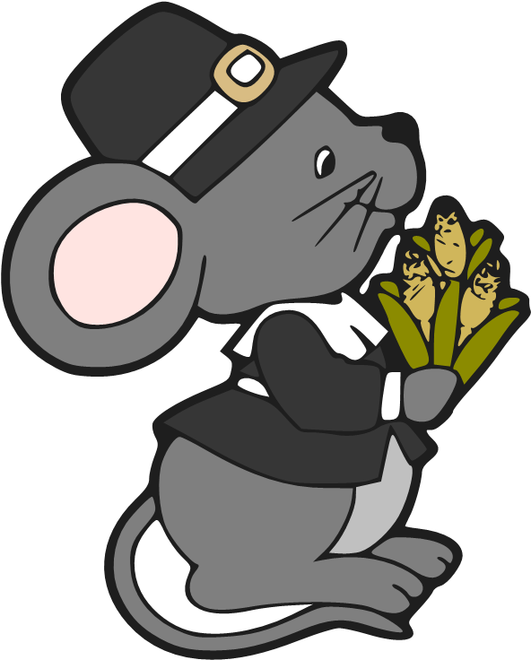 Pilgrim Mouse Boy - Cartoon - Transparent PNG Free Download