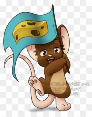 Mouse With Cheese-flag By Winterkikki - Transformice - Transparent PNG Free Download