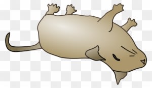 Dead Clipart Dead Mouse - Dead Animal Cartoon Png - Transparent PNG Free Download