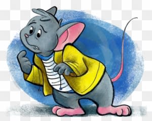 Milton, The Lighthouse Mouse By Alexandrabowmanart - Cartoon - Transparent PNG Free Download
