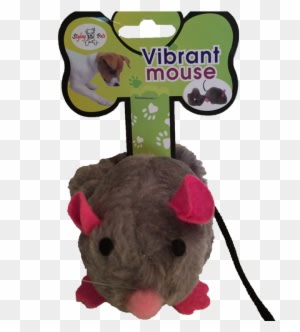 Cat Toy Grey Vibrating Mouse - Stuffed Toy - Transparent PNG Free Download