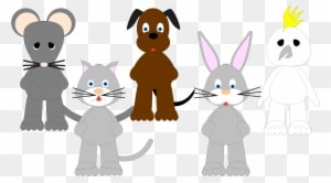 2 X Body Styles 5 X Head Toppers 5 X Animals (mouse, - Cartoon - Transparent PNG Free Download