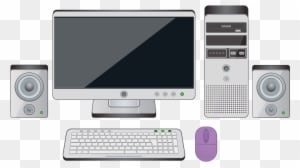 Parts Of A Desktop Computer With The Mouse Highlighted - Computer - Transparent PNG Free Download