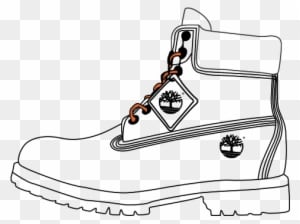 To See Which Part Can Be Customized, Please Move Mouse - Timberland Shoe Outline - Transparent PNG Free Download