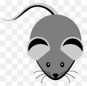 Whiskers Clipart Little Mouse - Grey Clipart - Transparent PNG Free Download