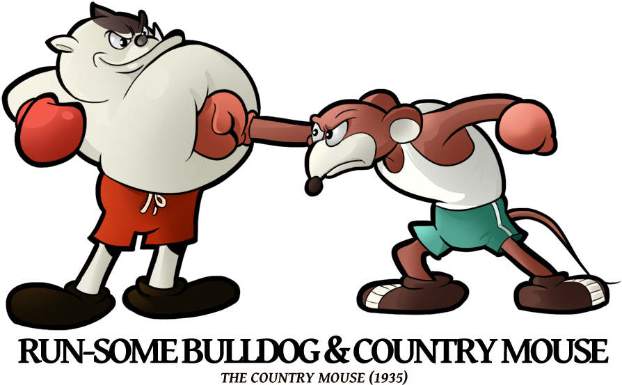 Run-some Bulldog 'n Country Mouse By Boscoloandrea - Merrie Melodies - Transparent PNG Free Download