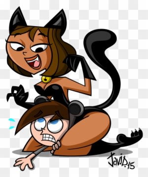 The Kitten And The Mouse By Javidluffy - Timmy Turner In Total Drama - Transparent PNG Free Download