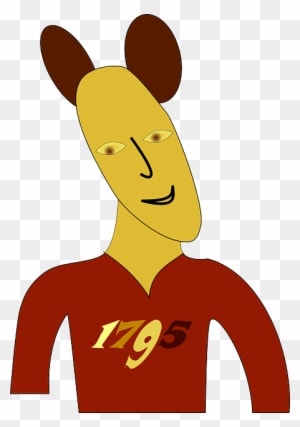 Red, Mouse, Happy, Man, Person, Cartoon, Shirt, Rabbit - Clip Art - Transparent PNG Free Download