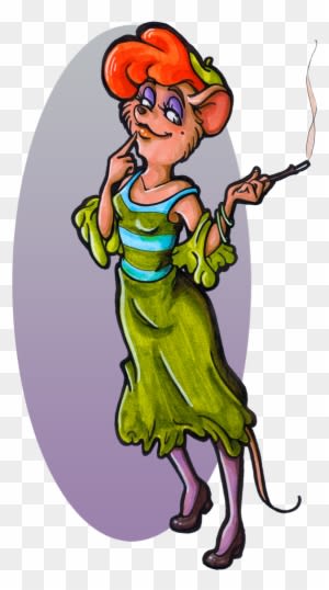 Female Bar Mouse By Yaraffinity - Illustration - Transparent PNG Free Download