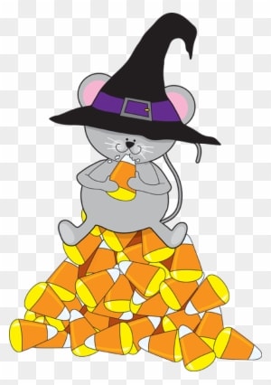 Mouse Eating Candy Corn - Candy Corn Clip Art - Transparent PNG Free Download