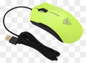 Ff Gaming Mouse - Yellow - Transparent PNG Free Download