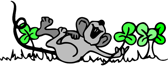 Mouse, Cartoon, Cute, Irish, Playing, Laughing - Free Clipart March - Transparent PNG Free Download