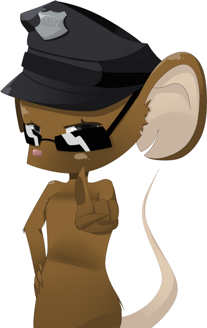 Police Mouse By Kattlinyakno Police Mouse By Kattlinyakno - Transformice Police - Transparent PNG Free Download