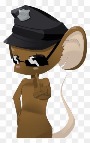 Police Mouse By Kattlinyakno Police Mouse By Kattlinyakno - Transformice Police - Transparent PNG Free Download
