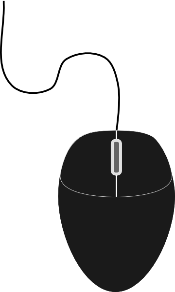 Computer Mouse Clipart Black And White - Clip Art - Transparent PNG Free Download