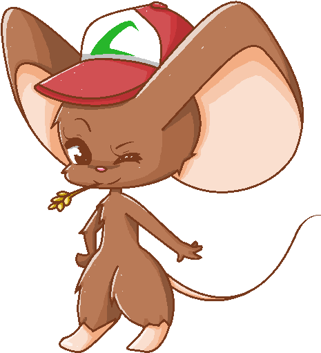 Chibi Ms Paint Mouse By Kattlinyakno - Cartoon - Transparent PNG Free Download