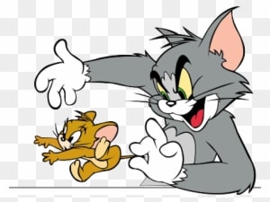 Cat And Mouse - Tom And Jerry Fighting - Transparent PNG Free Download