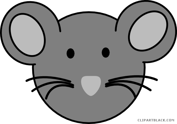 Mouse Face Animal Free Black White Clipart Images Clipartblack - Clip Art - Transparent PNG Free Download