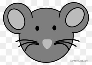 Mouse Face Animal Free Black White Clipart Images Clipartblack - Clip Art - Transparent PNG Free Download