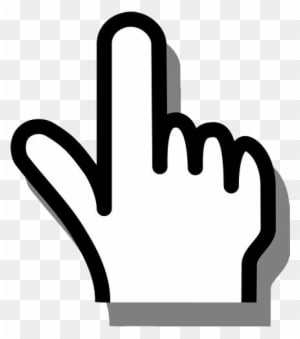 Click Simple Hand Png - Pointing Finger - Transparent PNG Free Download