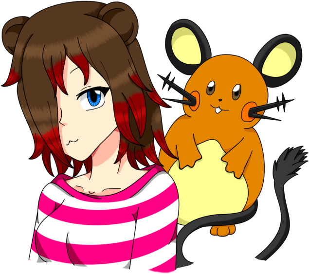 Dorm Mouse And Her Pokemon By Lunastiersmoon - Cartoon - Transparent PNG Free Download