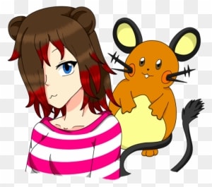 Dorm Mouse And Her Pokemon By Lunastiersmoon - Cartoon - Transparent PNG Free Download