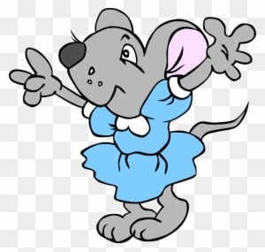 Girl Mouse Clipart - Girl Mouse Clipart - Transparent PNG Free Download