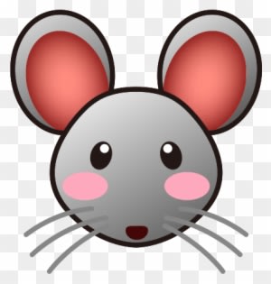 Mouse Face Emoji - Clip Art - Transparent PNG Free Download