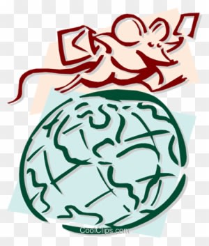 Mouse Traveling The World Concept Royalty Free Vector - Mouse Traveling The World Concept Royalty Free Vector - Transparent PNG Free Download