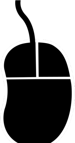 Pc Mouse Clipart Silhouette - Pc Mouse Clipart Silhouette - Transparent PNG Free Download