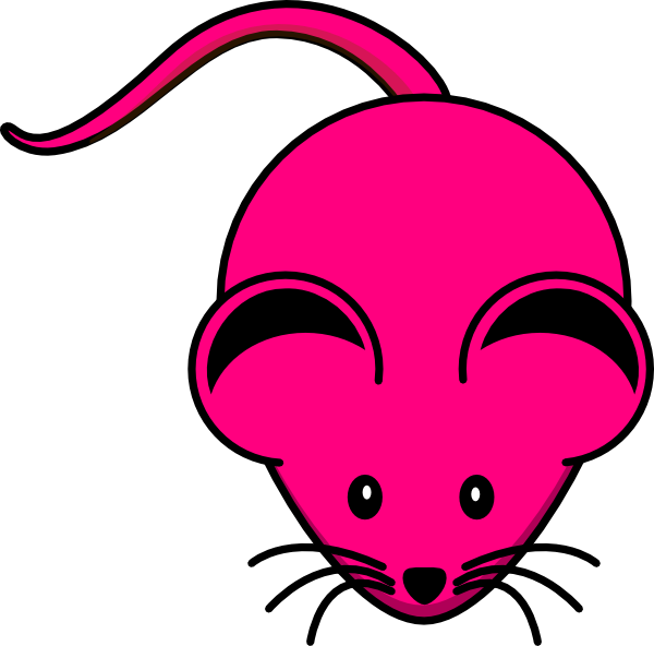Magenta Mouse Clip Art At Clker - Magenta Mouse Clip Art At Clker - Transparent PNG Free Download