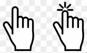 Mouse Cursor Click Clipart Vector - Mouse Cursor Click Clipart Vector - Transparent PNG Free Download