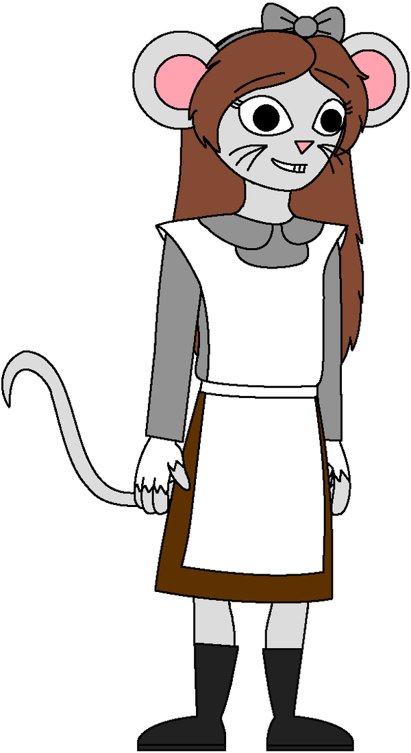 Mimi Mouse As Sara Crewe Mouse In Servant Outfit By - Cartoon - Transparent PNG Free Download