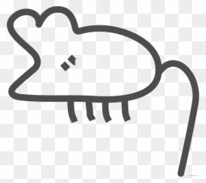 Mouse Animal Free Black White Clipart Images Clipartblack - Graffiti - Transparent PNG Free Download