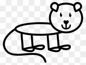 Png Royalty Free Library Mouse Outline Rubber Stamp - Png Royalty Free Library Mouse Outline Rubber Stamp - Transparent PNG Free Download