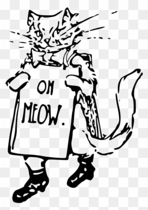 Cat Kitten Drawing Mammal Mouse - Clip Art - Transparent PNG Free Download