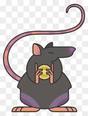 Rat Mouse Cartoon Rodent Drawing - Stylized Rat - Transparent PNG Free Download