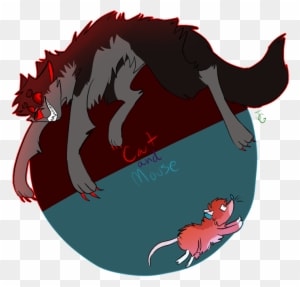 Cat And Mouse By Xxjammeriamalivexx - Illustration - Transparent PNG Free Download