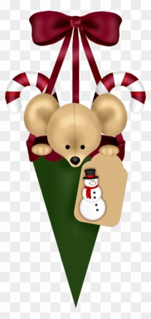 Christmas Mouse Clip Art - Cartoon - Transparent PNG Free Download