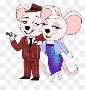 A Mouse And A Mouse Make Two Mice By Mr-dewittt - Cartoon - Transparent PNG Free Download