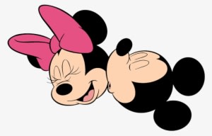 Mickey Minnie Kissing - Mickey Mouse And Minnie Mouse - Transparent PNG Free Download