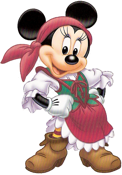 Minnie Mouse Clipart, Mickey Minnie Mouse, Disney Clipart, - Minnie Mouse Pirate - Transparent PNG Free Download